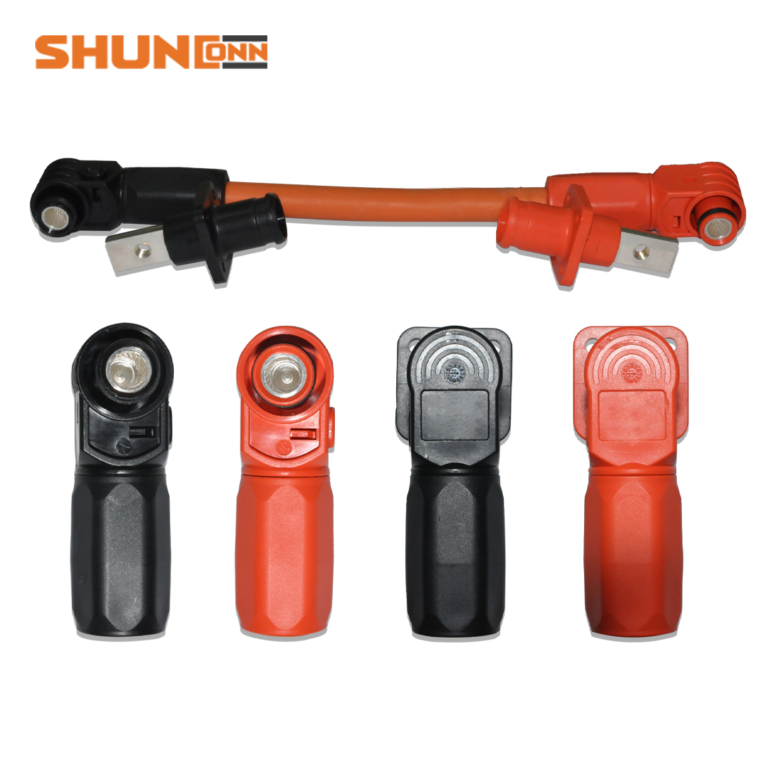 Shunconn Energy storage high voltage harness connector (double-ended with wire)120A/300A